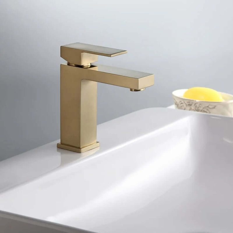Vland Stylish Luxury Deck Mounted One-Hole Single Handle Bathroom Sink Faucet