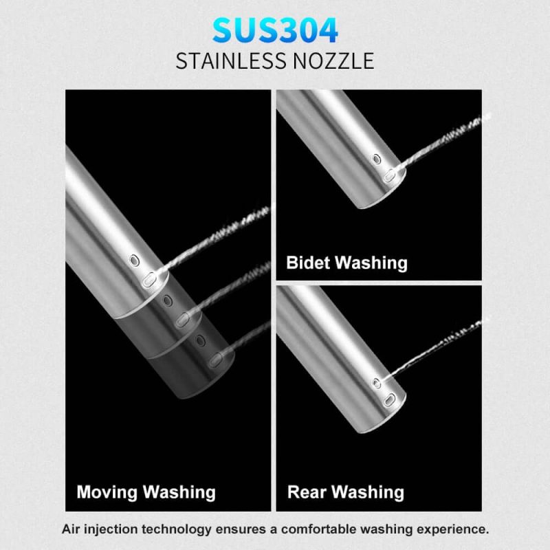Smart Bidet Toilet with Foot Sensor Flushing 1.32 GPF