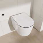 Automatic Wall-Mounted Smart Bidet Toilet with UV Sterilization Feature 1.58 GPF
