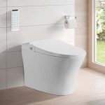 Tankless Smart Set of 2  Floor Mounted Automatic Toilet Self Clean Smart Toilet