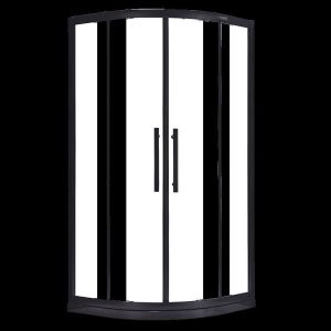 Shower Enclosure Armrest Handle 2 Handles Double Sliding Door Closing - Custom Product: Extra 7 Business Day Producing Time Silver 39.4"L x 39.4"W x 76.8"H