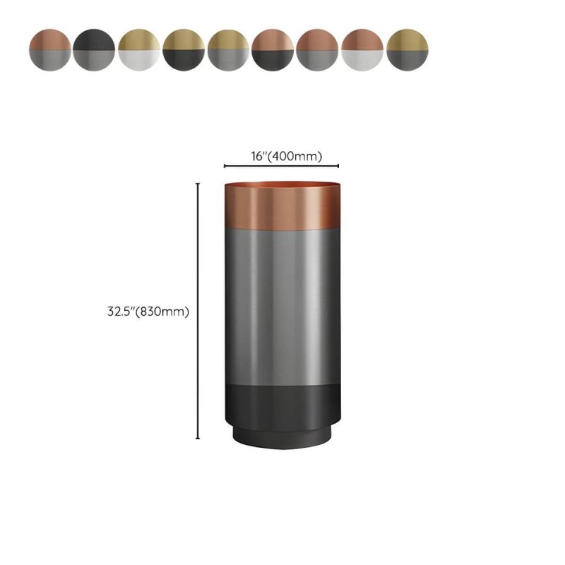 Dimension of Modern Bathroom Sink with Pop-Up Drain Round Metal Pedestal Bathroom Sink - Gold-Black Sink Unavailable